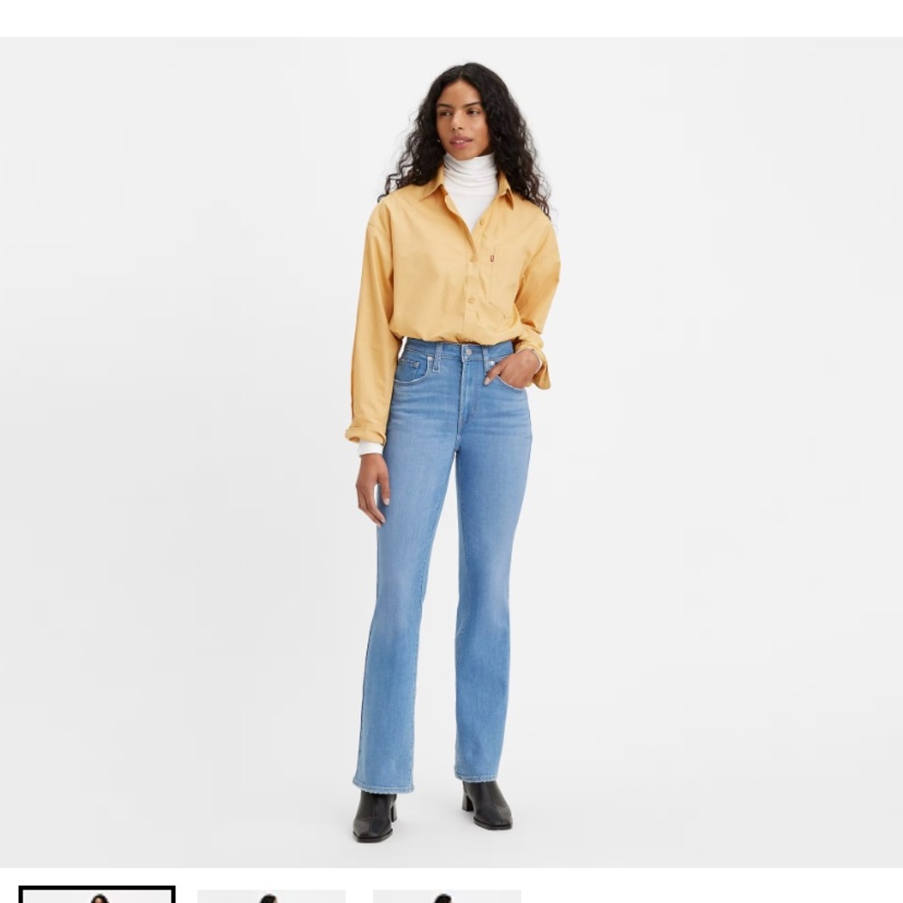 Levi's Light Blue Boot Cut Jeans